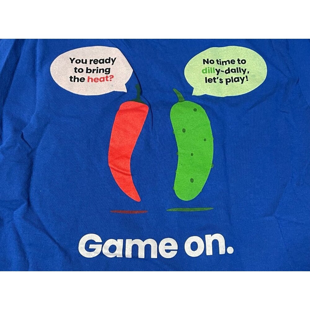 Flavor Adventure Game On shirt adult large bring the heat no time lets play blue - Picture 3 of 8
